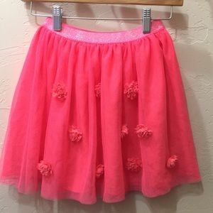 Children’s place 7 / 8 pink flower skirt